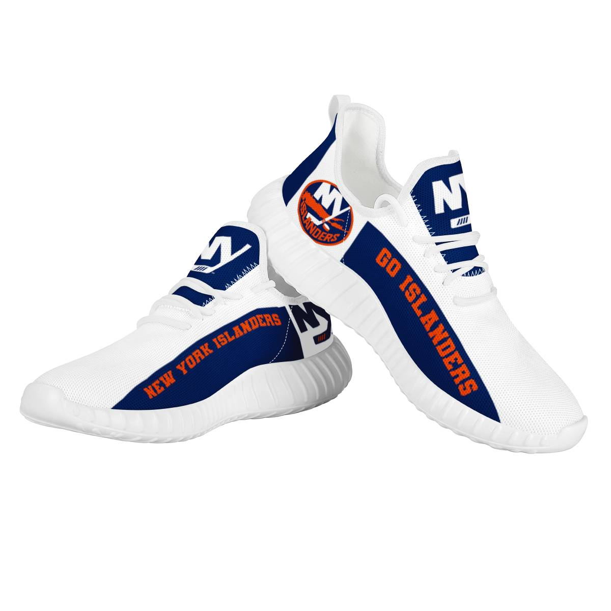 Men's NHL New York Islanders Mesh Knit Sneakers/Shoes 002